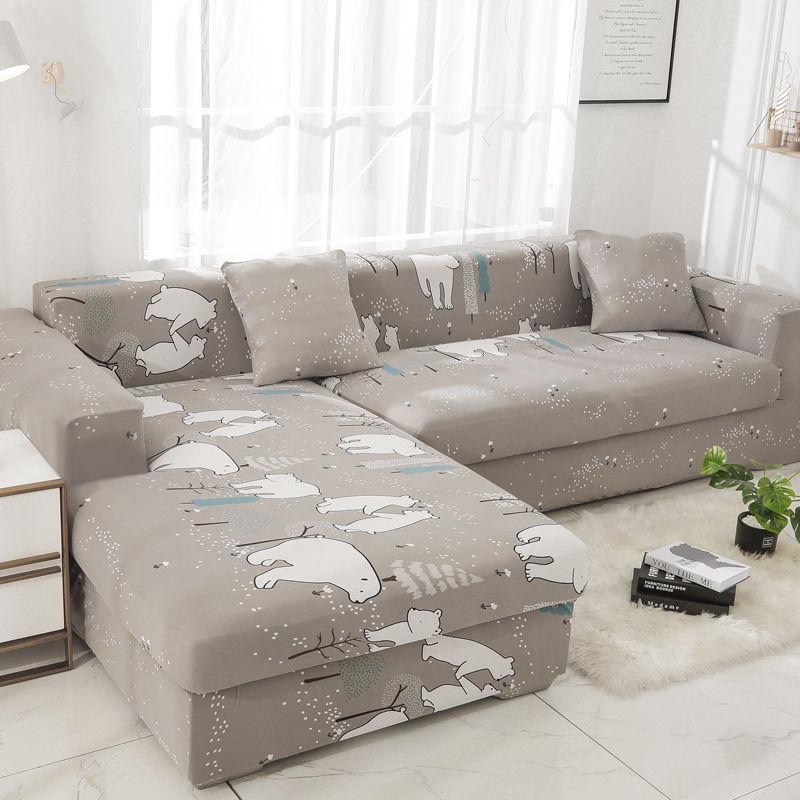 Sofa Covers Living Room Slipcovers Elastic Stretch Sectional Sofa Loveseat Funiture Protector Sofa