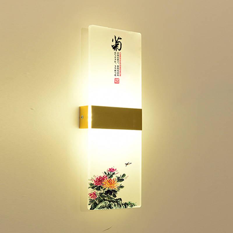 LED Wall lamp living room background bedroom corridor aisle wall lamp stairwell lamp bedside lamp