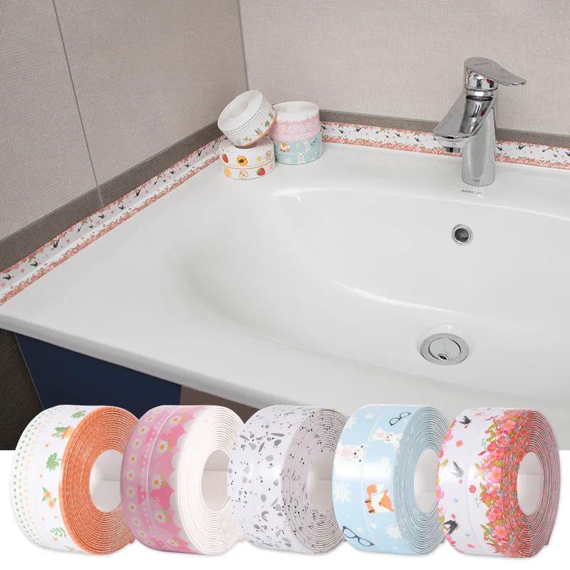 Bathroom Waterproof and Mildew-proof Seam Stickers Kitchen Stove Sink Stickers Toilet Toilet Stickers Deodorant Bathroom Floor Gaps