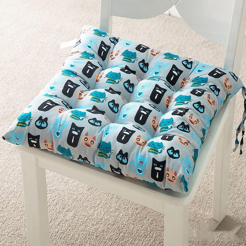 Thicken Cushion Chair Cushion Office Student Classroom Cushion Board Stool Cushion Four Seasons Butt Cushion Butt Cushion