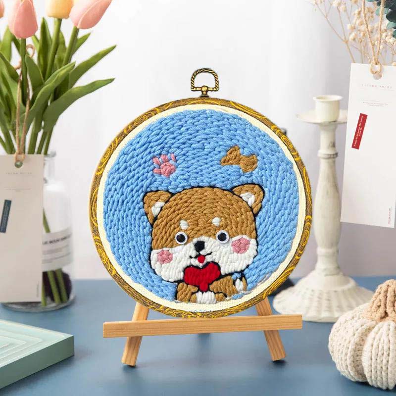 Russian Stamp Stamp Embroidery Handmade Embroidery Diy Material Package Stamp Stamp Xiuledun Embroidery Cross Stitch Yarn Embroidery