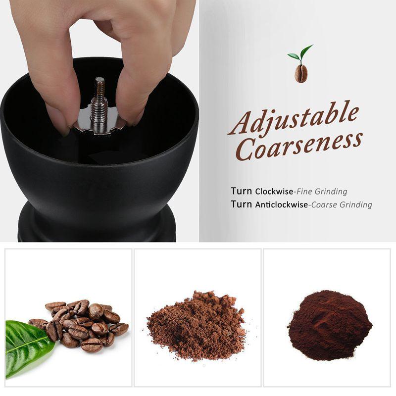 Lovely Durable Household Products Coffee Grinder Grain Spice Grinder Manual Coffee Grinder Mini Coffee Grinder Glass Material