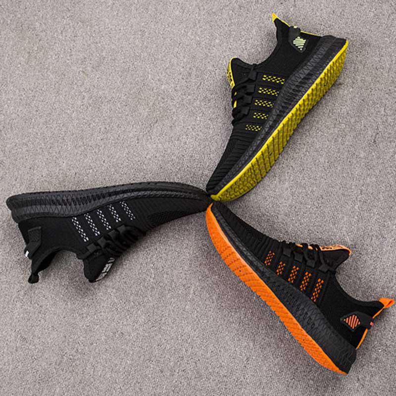 Plus Size 39-44 Men Running Shoes Lightweight Sneakers Breathable Outdoor Sports Shoes Comfortable Deodorant Running Gym Shoes