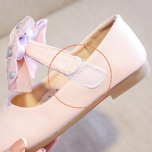 Baby's Shoes Girl's Leather Shoes In Spring and Summer Non Slip Bowknot Children's Shoes Versatile Little Girl's Single Shoes