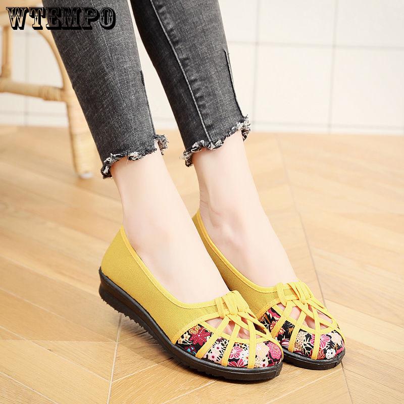 Pair of Women Shoes Women Flats Breathable Casual Slippers Soft Sandals