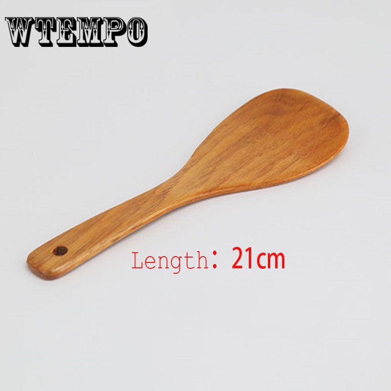 Brand Spoon 1pc Bamboo Anti-slip Cooking Utensils Kitchen Tool Bamboo Spatula Spoon