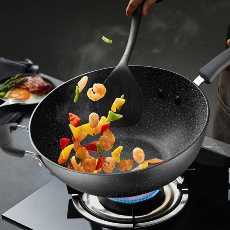 Maifan Stone Wok Non-stick Pan Household Cooking Pot Multi-function Induction Cooker Pan Gas Gas Stove Universal