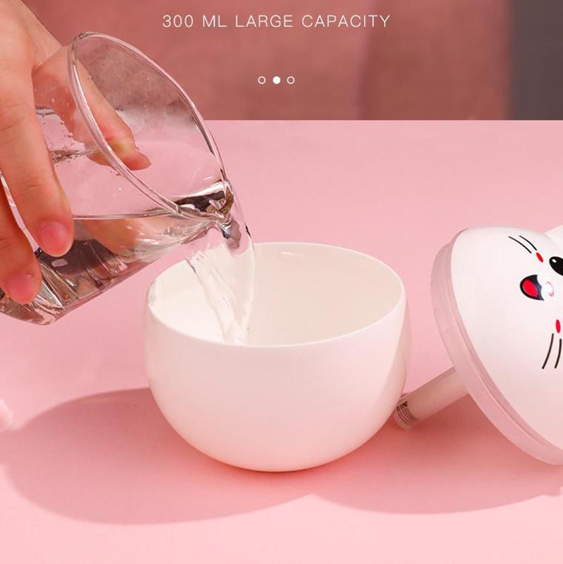 300ml Cute Cat Air Humidifier USB Aroma Diffuser Sprayer for Home Office Car