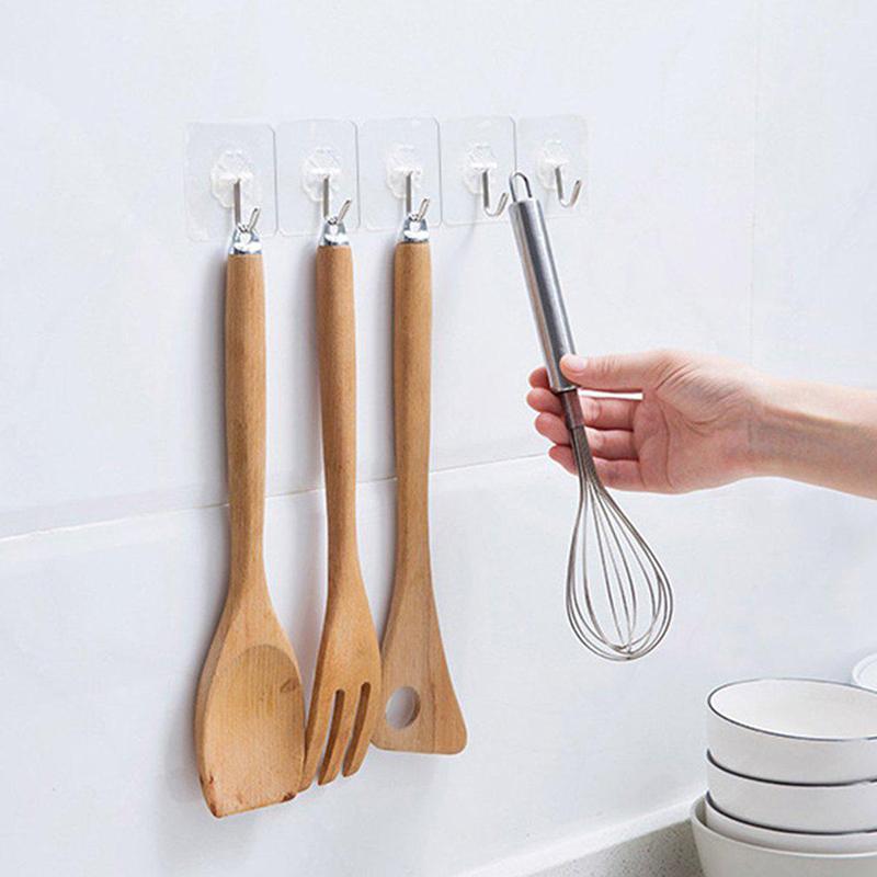 Adhesive Waterproof Hook Wall Kitchen Bathroom Hanger Organizer