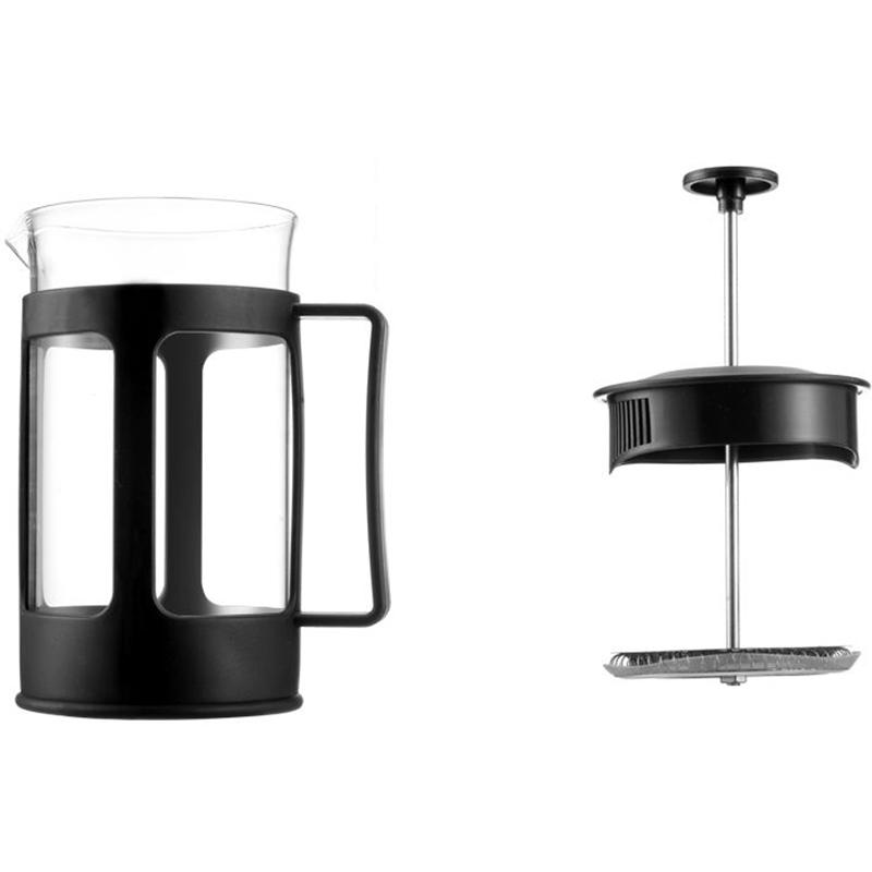 New French Press Coffee Tea Milk Froth Brewer Coffee Pot 3in1 Coffee Maker Kettle 1000ML Glass Thermos Home for Coffee Drinkware