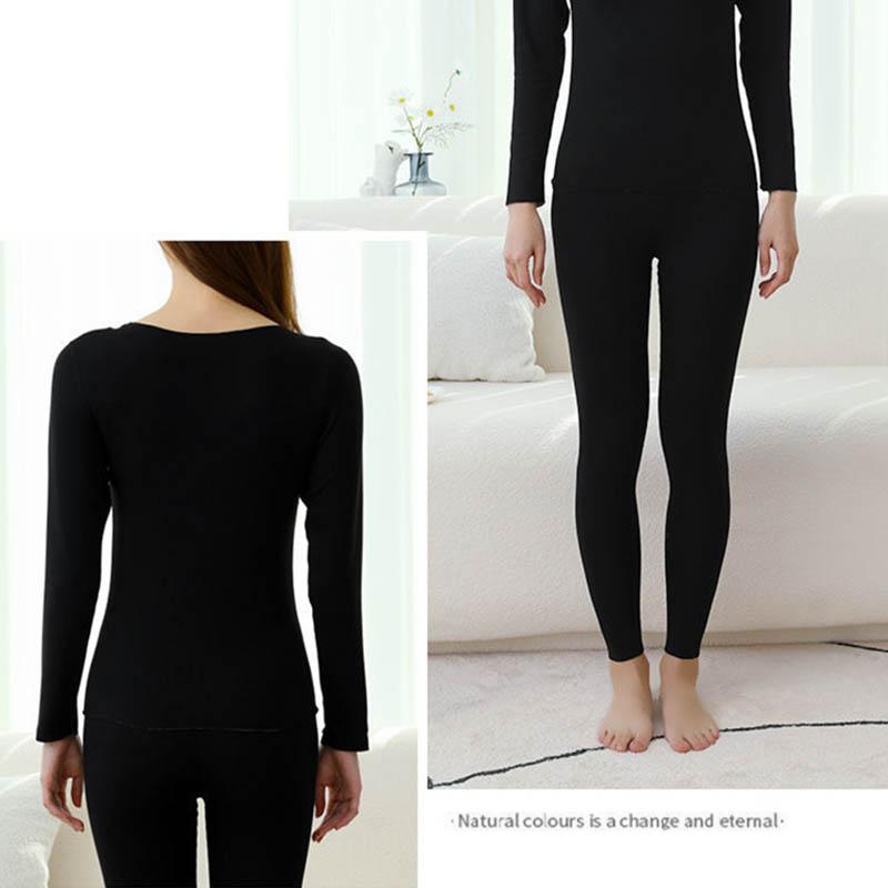 De Velvet Ladies Thermal Suit Thermal Underwear Qiuyi Long Trousers Plus Velvet Thickening Pajamas Bottoming Shirt