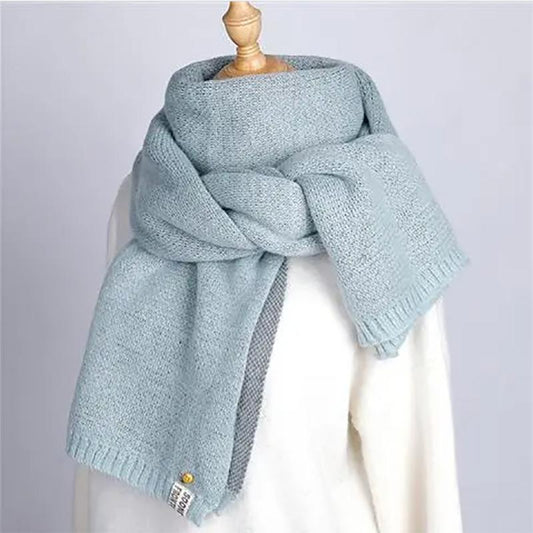 Little Pineapple Scarf Female Winter Style Korean Thickened Wild Fashion Cute Girl Knitted Wool Scarf