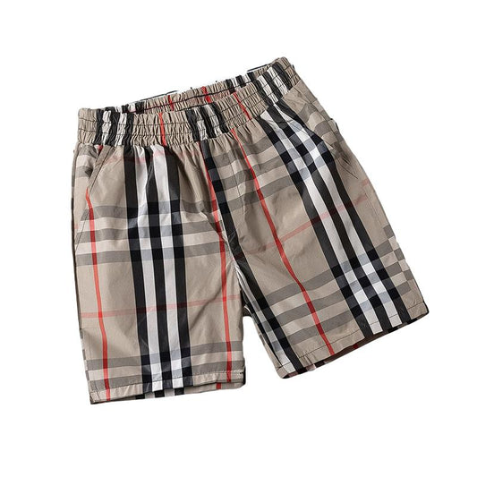 Summer Shorts Men's Trend Plaid Shorts Couple Men's Pants Summer Casual Pants