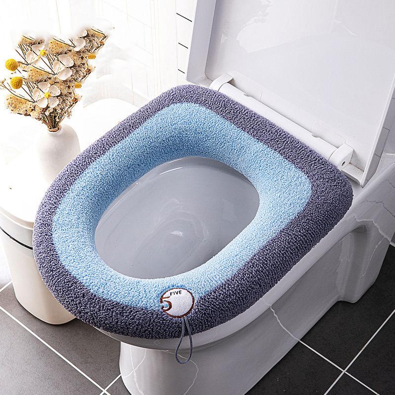 Thickened Lifting Toilet Seat Toilet Cushion Household Toilet Cover Winter Thickened Toilet Seat Universal Toilet Cushion Washing