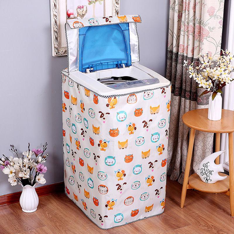 Household Drum Washing Machine Cover Dust Cover Waterproof Sunscreen Cover Cloth Cover Automatic Dustproof Universal