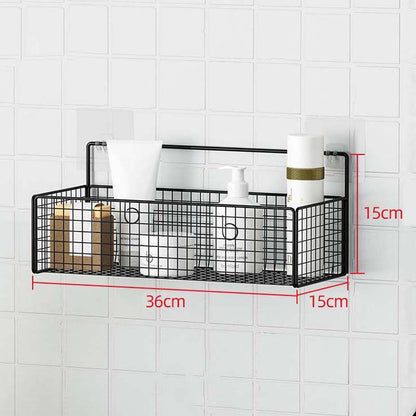 Metal Storage Housing Bathroom Kitchen Shampoo Spices Storage Frame Living Room Bedroom Storage Rack