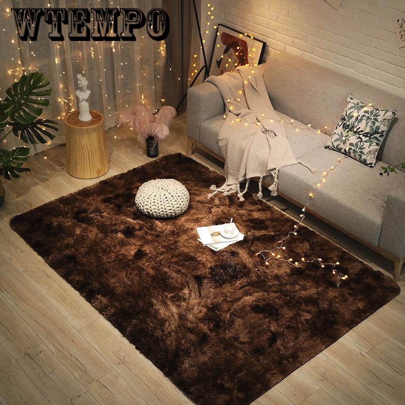 Soft mat coffee table mat thick plush carpet non-slip carpet living room carpet bedroom blanket