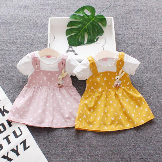 0-1-2-3 Years Old Baby Dress Girl Dress Summer Dress Newborn Skirt Little Girl Princess Skirt