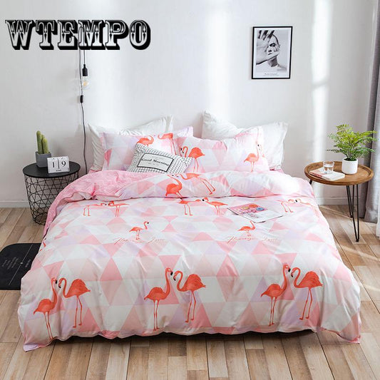 Brand Four Pieces of Aloe Cotton Duvet Covers Quilt Cover+Bedsheet +Pillow Cases