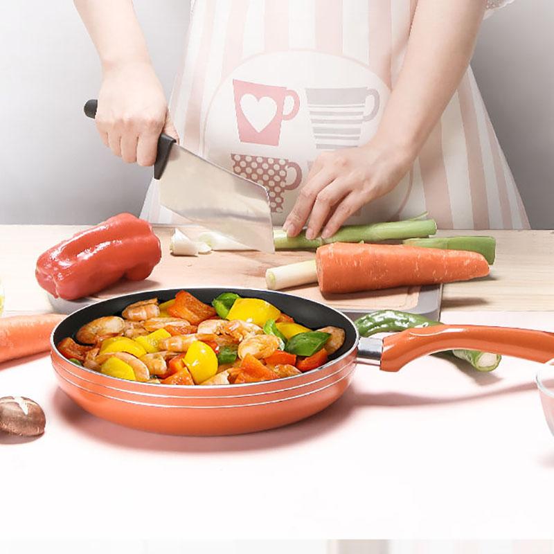 Frying Pan Non-stick Pan Frying Wok Pancake Pan Kitchenware Cookware Non-stick Wok