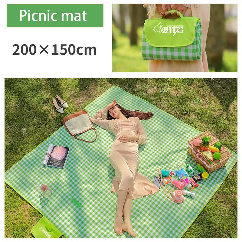 Outdoor Waterproof Padded Picnic Mat Machine Washable Picnic Cloth Moisture-proof Mat Picnic Outdoor Portable Lawn Mat