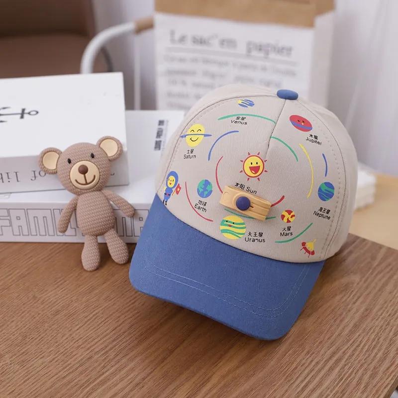 1-4Y Cartoon Toy Bear Children's Hat Spring and Summer Cute Peaked Cap Unisex Boy Girt Outdoor Sun Protective Hat Casual Baseball Cap