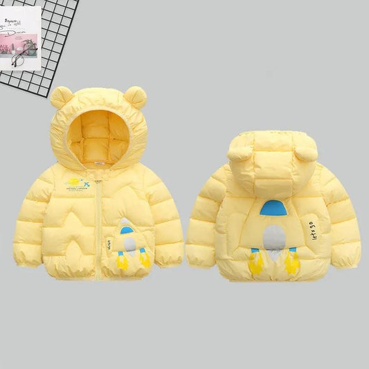 Children's Lightweight Down Padded Jacket Autumn and Winter Boys and Girls Padded Jacket Children's Padded Jacket Hooded Down Jacket