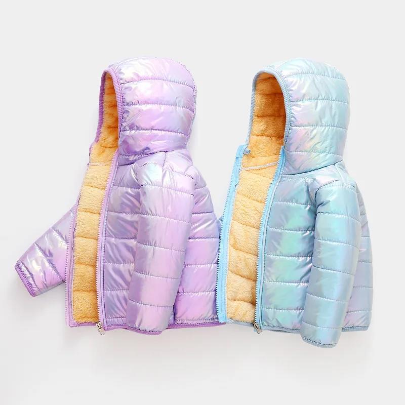 2021 New Fashion Children Jacket Outerwear Boy and Girl Autumn Warm Down Hooded Coat Teenage Parka Kids Winter Jacket