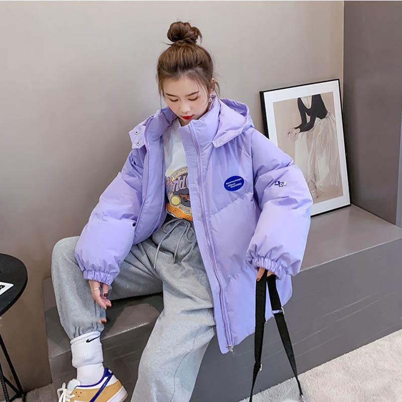 Women's Cotton-padded Jacket Autumn and Winter Models, Bread Clothing, Cotton-padded Jacket, Thick Mid-length Padded Jacket Women