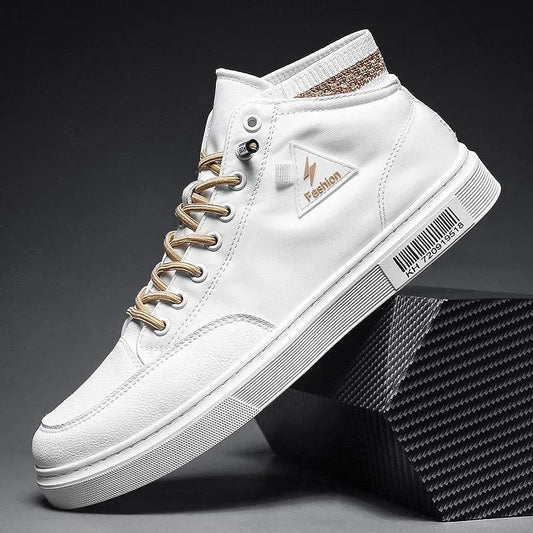 Canvas Men's High-top Shoes Spring Trend Sports Men's Shoes All-match Casual Shoes for Students