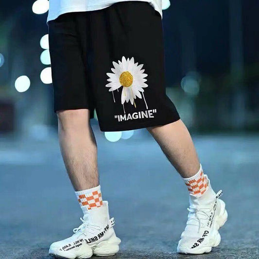 Large Size Shorts Men's Summer Sports Basketball Pants Loose Men's Labor Insurance Casual Pants Ice Silk Quick-drying Beach Pants