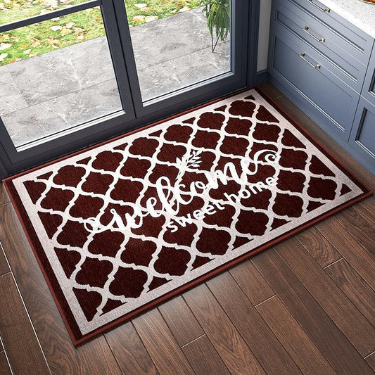 Chinese-style Entry Floor Mat Household Pad Door Pad Anti-skid Water Absorbing Living Room Bedroom Carpet