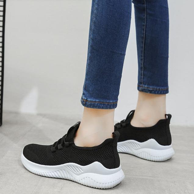 Women's Plus Size Sneakers Versatile Soft Sole Running Sports Shoes Travel Breathable Mesh Casual Shoes