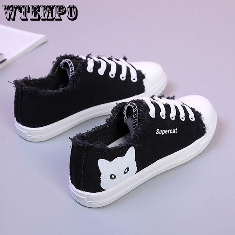 Canvas Shoes Summer White Shoes Women's Shoes Breathable Flat Student Casual Shoes