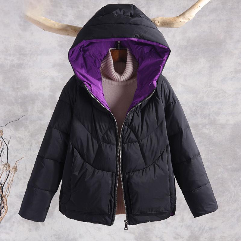 Women's  Fur Hooded Coat Parkas Outwear Detachable Lining winter jacket