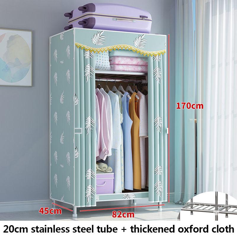 82cm Long Waterproof Storage Rack Cabinet 20mm Stainless Steel Shoe Rack Clothes Rack Modern Style Coat Hanger