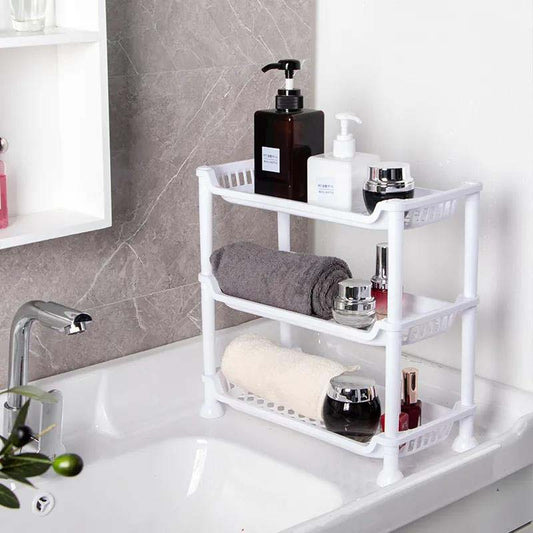 Bathroom Shelf Mini Landing Plastic Multi-layer Storage Rack Kitchen Seasoning Washing Storage Rack