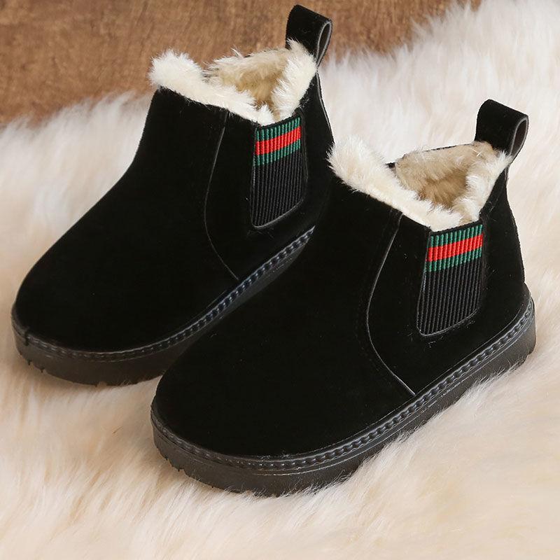 Children's Cotton Shoes Boys' Winter Plus Baby Cotton Shoes Girls' Big Cotton Boots Children's Snow Boots