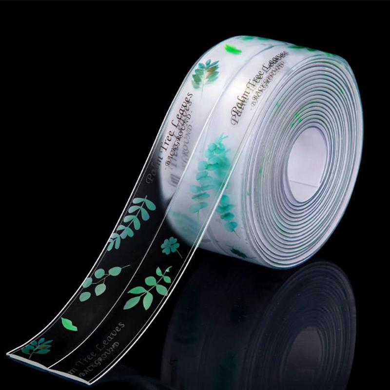 Kitchen Sink Waterproof Sticker Anti-mold Waterproof Tape Bathroom Countertop Toilet Gap Self-adhesive Seam Stickers