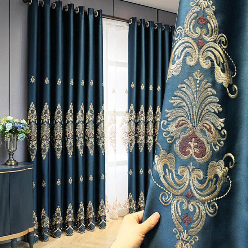 Perforated Thickened Curtains Bedroom Full Shading Double Open Living Room Atmosphere Cloth Hook Type Soundproof Sunshade Cloth Home