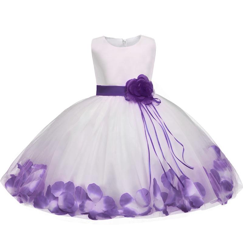 Flower Christmas Girl Dress Wedding Princess Tutu Party Events Dresses for Teenage Girl Dress Ceremonies Kids Children Clothes