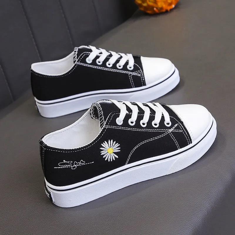 Women's Spring and Summer Canvas Shoes Flat Breathable Sports All-match Thin Women's Shoes