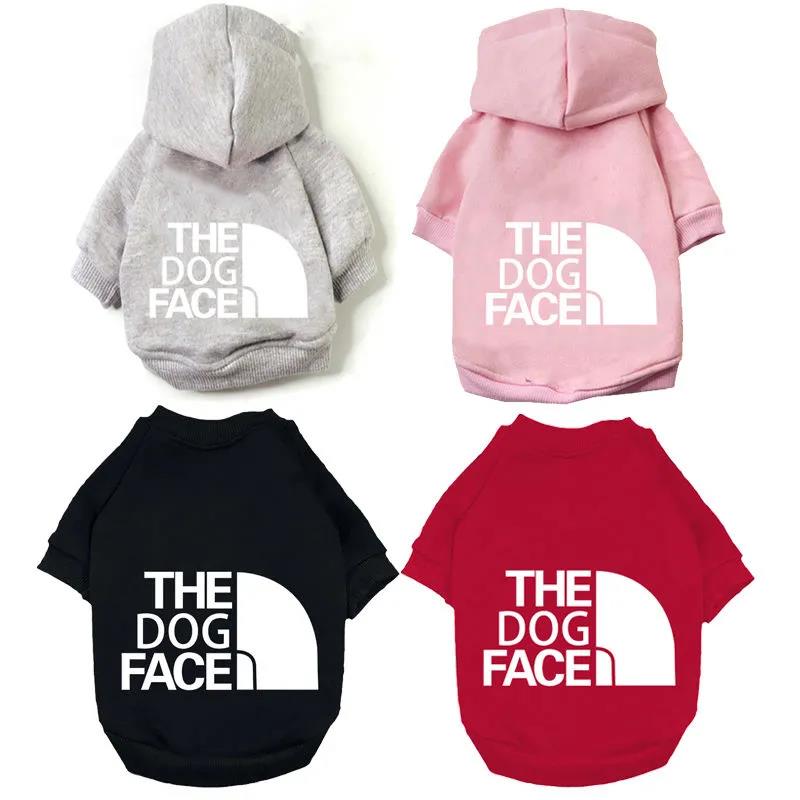 Pet Clothes Dog Clothing Autumn and Winter Pet Hoodie Sweater Cat Teddy Law Fighting Clothing Printed 2 Legged Hoodies Jacket Coats Dogs Rompers