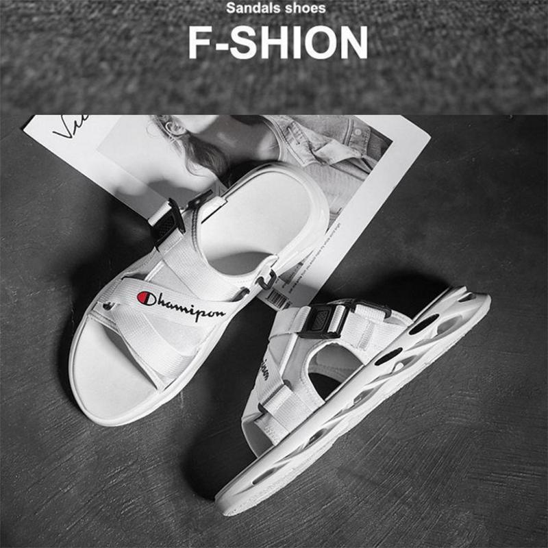 Summer Novel Men's Slippers Sandals and Slippers Dual-purpose Personalized Non-slip Men's Slippers Outer Sandals Men's Flip Flops