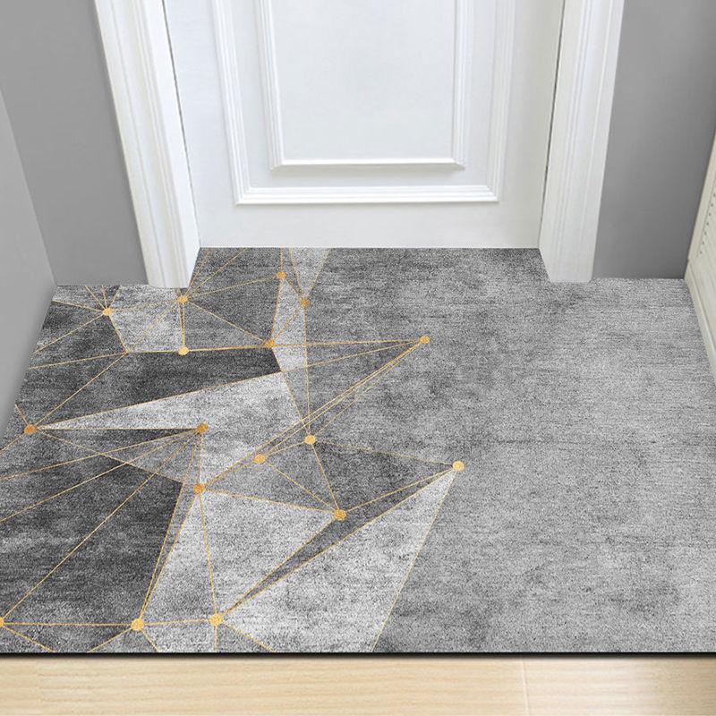 Entry Mat 50*80cm Entry Door Mat High-end Simple Modern Non-slip Wear-resistant Household Bathroom Carpet Foot Mat