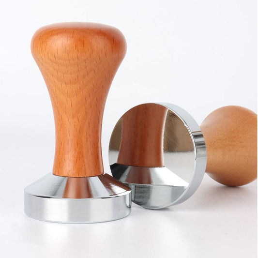 High Quality 51/58mm Coffee Tamper Wooden Handle Barista Espresso Maker Grinder Handmade Coffee Tamper Coffeeware Kitchen Gadget