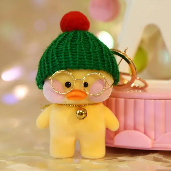 Cute Little Yellow Duck Dolls Lovely Creative Duck Keychain Mini Plush Toy Pendant Casual Small Objects Children's Gifts