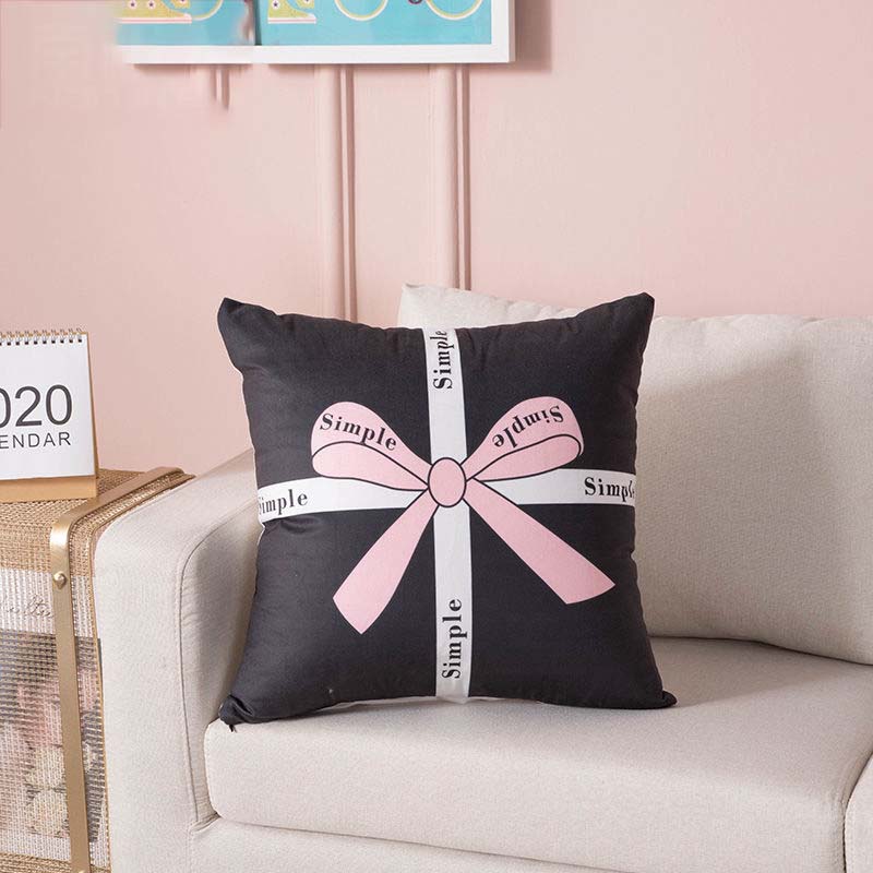 Cartoon Pillow Living Room Sofa Cushion Cover Car Office Waist Support Nap Pillow Bedside Back Cushion