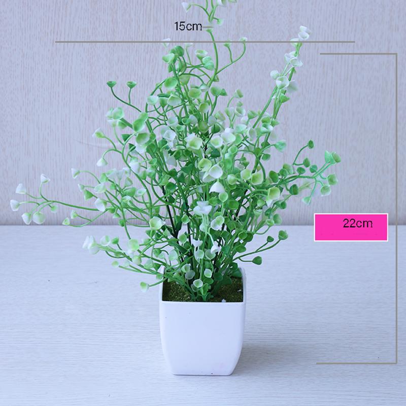 Creative Home Flower Arrangement Small Potted Ornaments Artificial Flowers Simulation Flower Set Living Room Bedroom Decorations