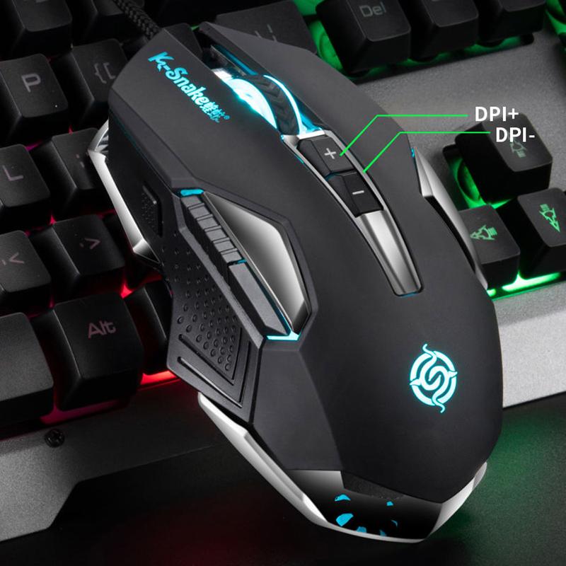 Wired Mechanical Gaming Mouse Universal Mouse for Computer and Notebook